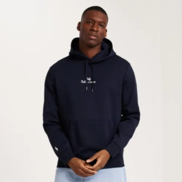 Polo Ralph Lauren Double-Knit Script HoodieLarge/NavyNWT